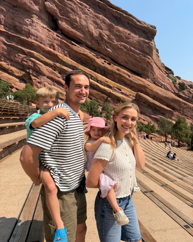 Nick, co-founder of North State Coatings, with his family